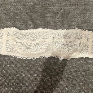 Aerie Unlined Lace Strapless Bra